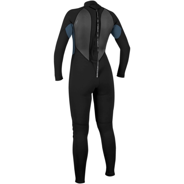 2026 O'Neill Womens Reactor-2 3/2mm Back Zip Wetsuit 5042B - Black / Copen Blue